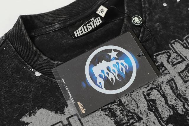 Portrait Logo Ink-Splash Print Washed Version Long Sleeve T-Shirt 28713174