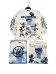 Angel Children Basketball Game Print Long Sleeve T-Shirt 2 colors 28704410