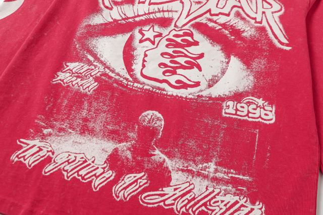 Devil's Eye Print Washed Version Long Sleeve T-Shirt 2 colors 28709905