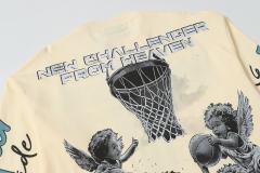 Angel Children Basketball Game Print Long Sleeve T-Shirt 2 colors 28704410