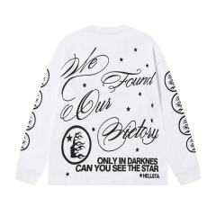 Seven-point Star Angel Print Long Sleeve T-Shirt 2 colors 28704408