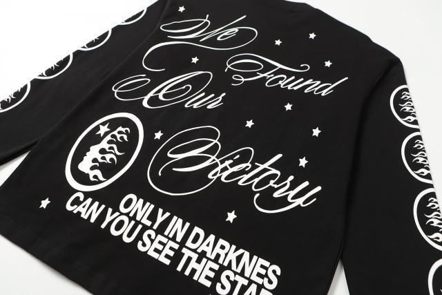 Seven-point Star Angel Print Long Sleeve T-Shirt 2 colors 28704408