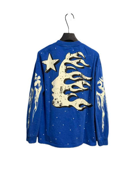 Logo Print Washed Version Long Sleeve T-Shirt 2 colors 28709894