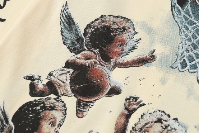 Angel Children Basketball Game Print Long Sleeve T-Shirt 2 colors 28704410