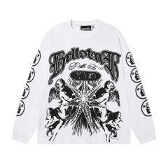 Seven-point Star Angel Print Long Sleeve T-Shirt 2 colors 28704408
