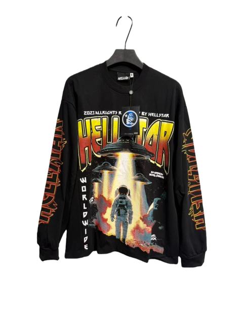Spacecraft Astronaut Print Long Sleeve T-Shirt 28704412