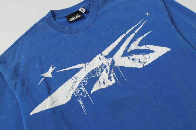 Spider Silk Logo Print Washed Version Long Sleeve T-Shirt 2 colors 28709938