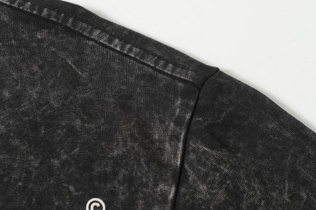 Spider Silk Logo Print Washed Version Long Sleeve T-Shirt 2 colors 28709938