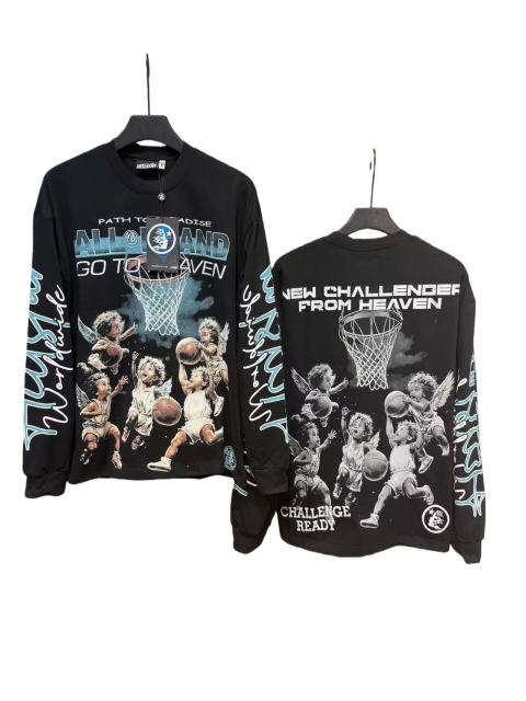 Angel Children Basketball Game Print Long Sleeve T-Shirt 2 colors 28704410