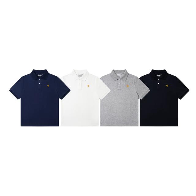Cαrhartt Classic Embroidery Logo Polo T-Shirt