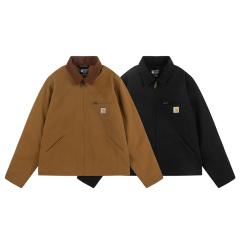 Cαrhartt Work Jacket Brown Black