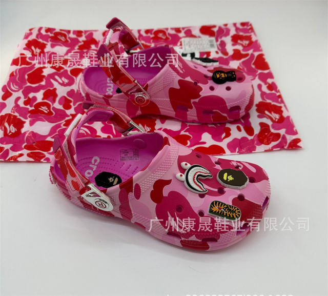Bape x Cro*s Clogs Camo Sandals Men Women Size 4-11