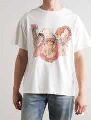1:1 Quality Embroidered Women Logo Pink T-shirt