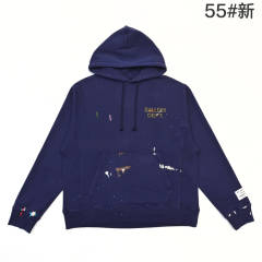 1:1 Quality Yellow Letter Hand-Painted Hoodie
