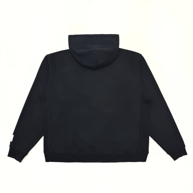 1:1 Quality GD White Letter Print Zipper Hoodie