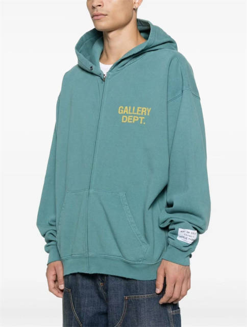 1:1 Quality DG Front and Back Letter Logo Zipper Hoodie
