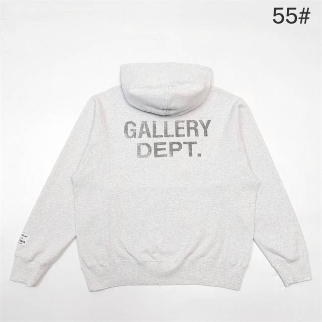 1:1 Quality GD Black Letter Hand-Painted Bleached Gray Hoodie
