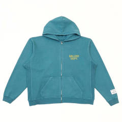 1:1 Quality DG Front and Back Letter Logo Zipper Hoodie