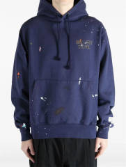 1:1 Quality Yellow Letter Hand-Painted Hoodie