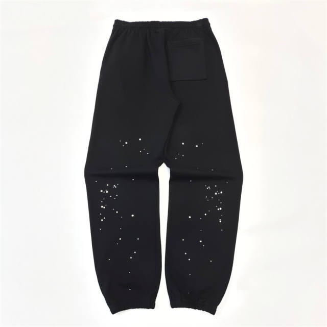1:1 Quality Rhinestone Letter Logo Hoodie & Pants Set