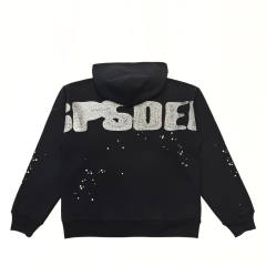 1:1 Quality Rhinestone Letter Logo Hoodie & Pants Set