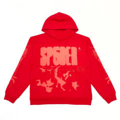 1:1 Quality Ray Doodle Print Hoodie & Pants Set