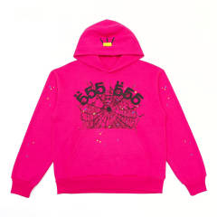 1:1 TOP Quality Black 555 Printed Hoodie & Pants Set