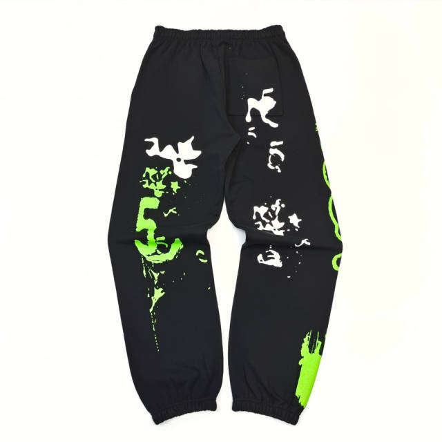 1:1 Quality Ray Doodle Print Hoodie & Pants Set