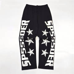 1:1 TOP Quality Silver-Hot-Stamped Letter Print Zipper Hoodie & Pants Set