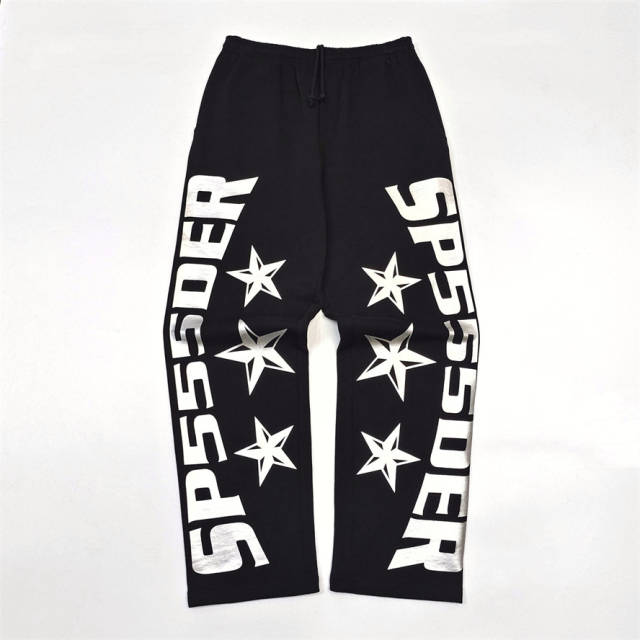 1:1 TOP Quality Silver-Hot-Stamped Letter Print Zipper Hoodie & Pants Set