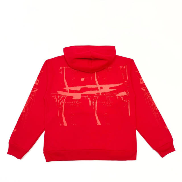 1:1 Quality Ray Doodle Print Hoodie & Pants Set