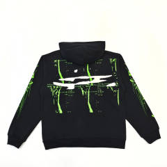 1:1 Quality Ray Doodle Print Hoodie & Pants Set