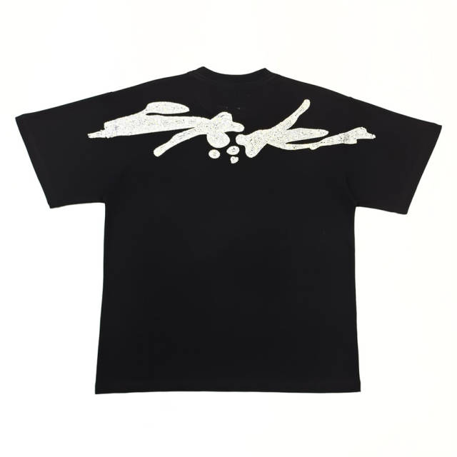 1:1 Top Quality Candlestick Rhinestone Tee