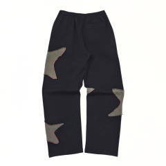 1:1 TOP Quality Star Patchworl Hoodie & Pants Set