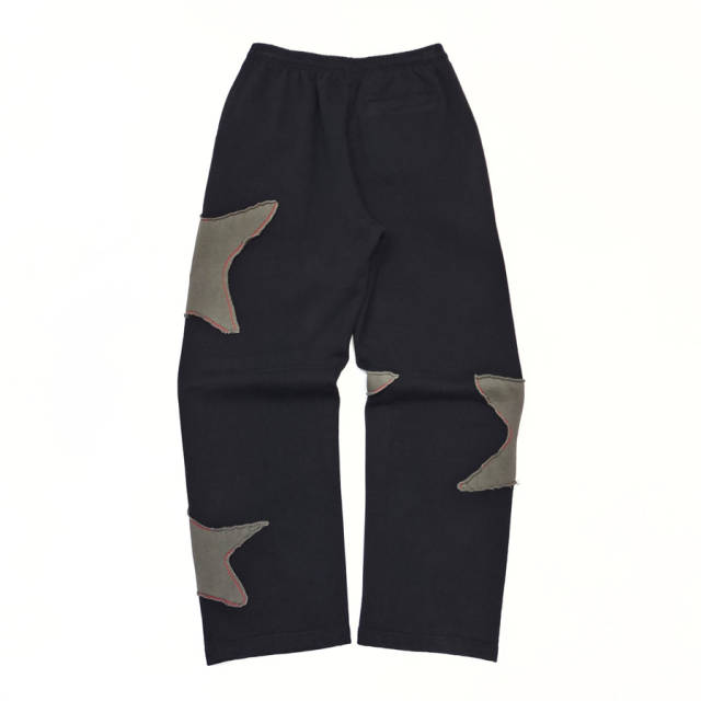 1:1 TOP Quality Star Patchworl Hoodie & Pants Set