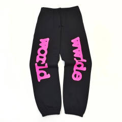 1:1 TOP Quality Pink 555 Printed Hoodie & Pants Set