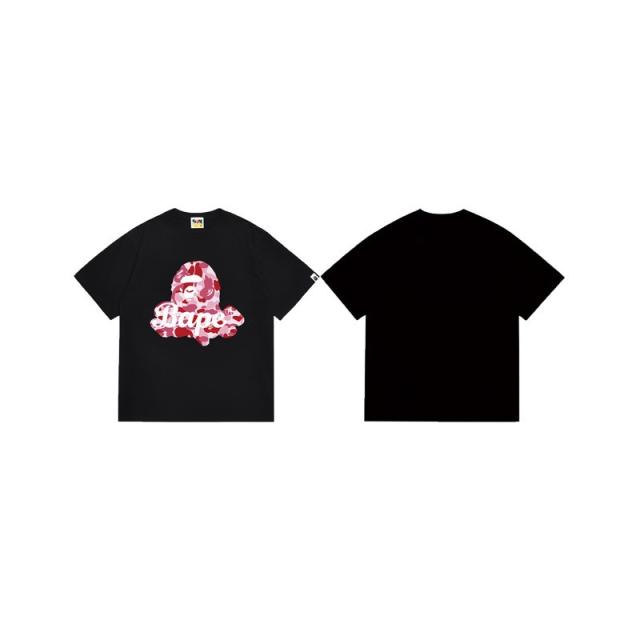 Bape T-Shirt Black White