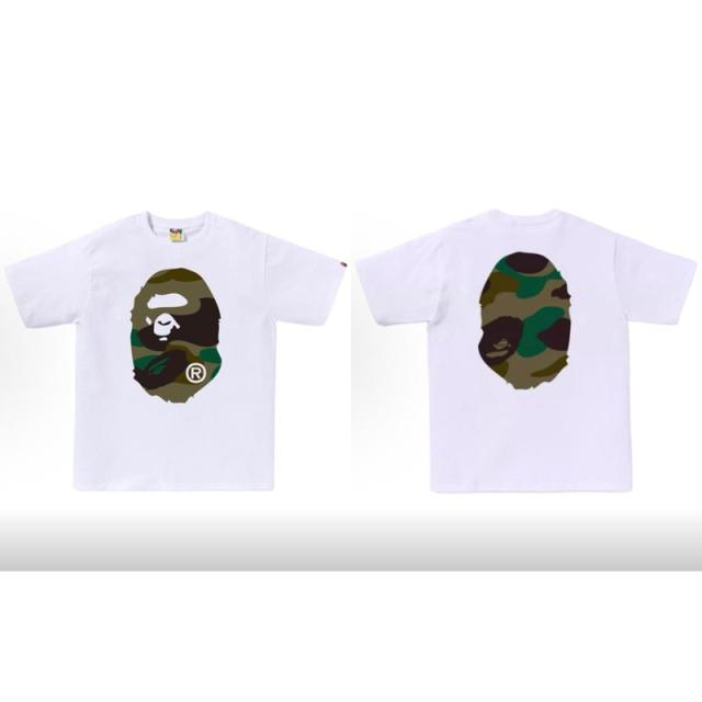 Bape T-Shirt Black White