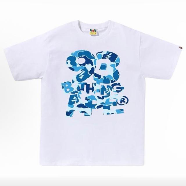 Bape T-Shirt Black White