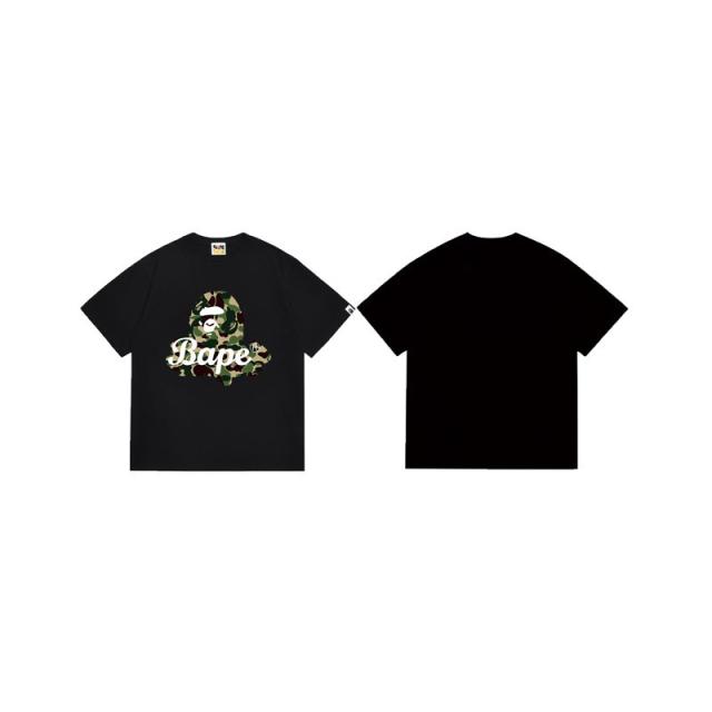 Bape T-Shirt Black White