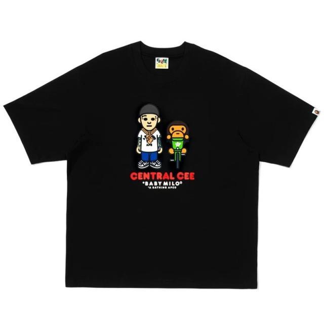 Bape Babymilo T-Shirt Black White