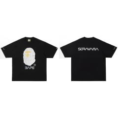Bape T-Shirt Black White