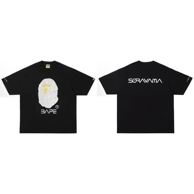 Bape T-Shirt Black White