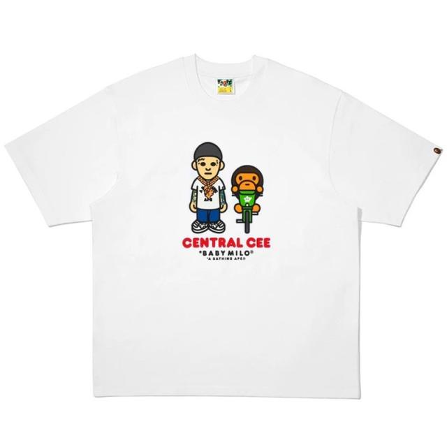 Bape Babymilo T-Shirt Black White