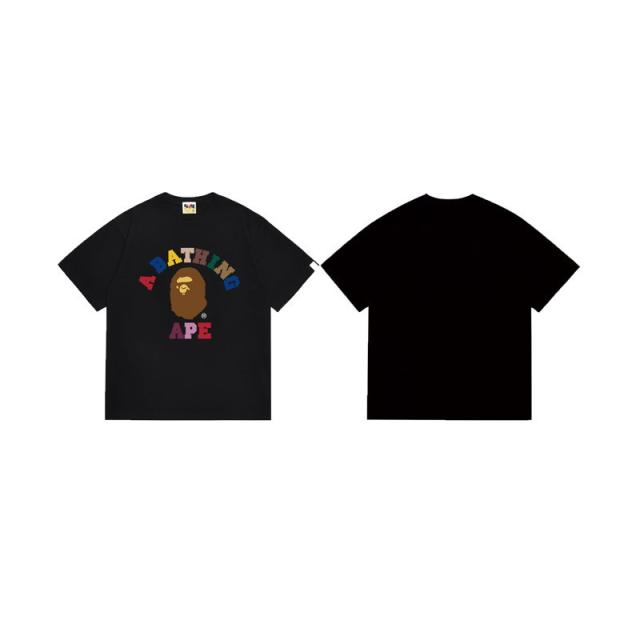Bape T-Shirt Black White