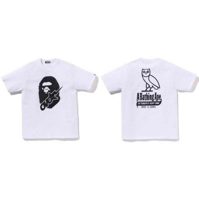 Bape T-Shirt Black White