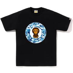 Bape T-Shirt Black White