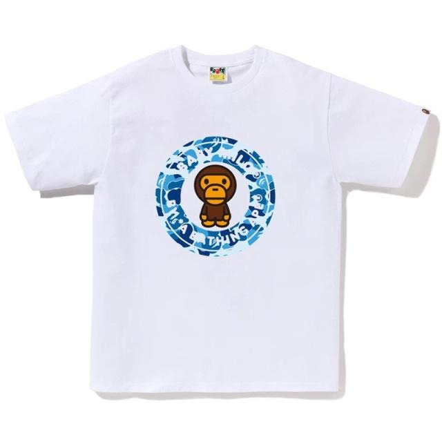 Bape T-Shirt Black White