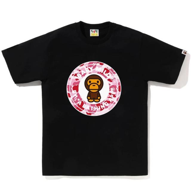 Bape T-Shirt Black White