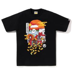 Bape x CH T-Shirt Black White